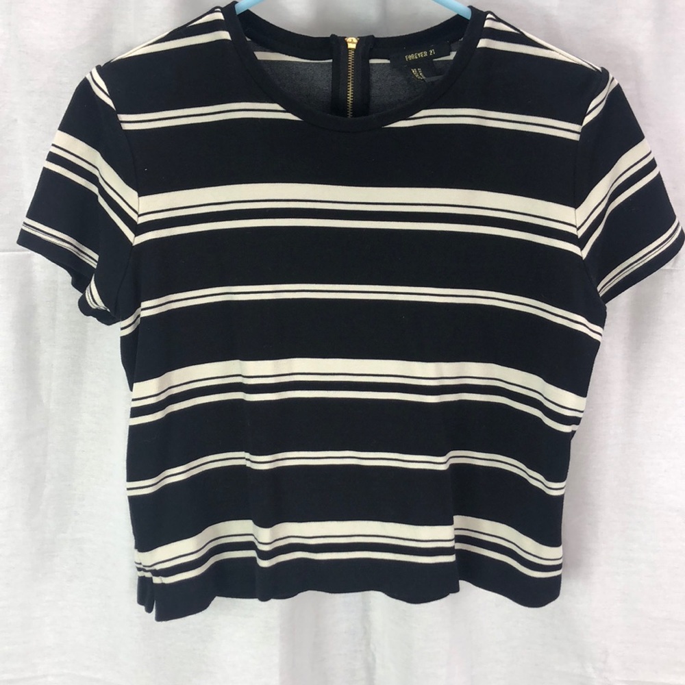 Black and white shirt